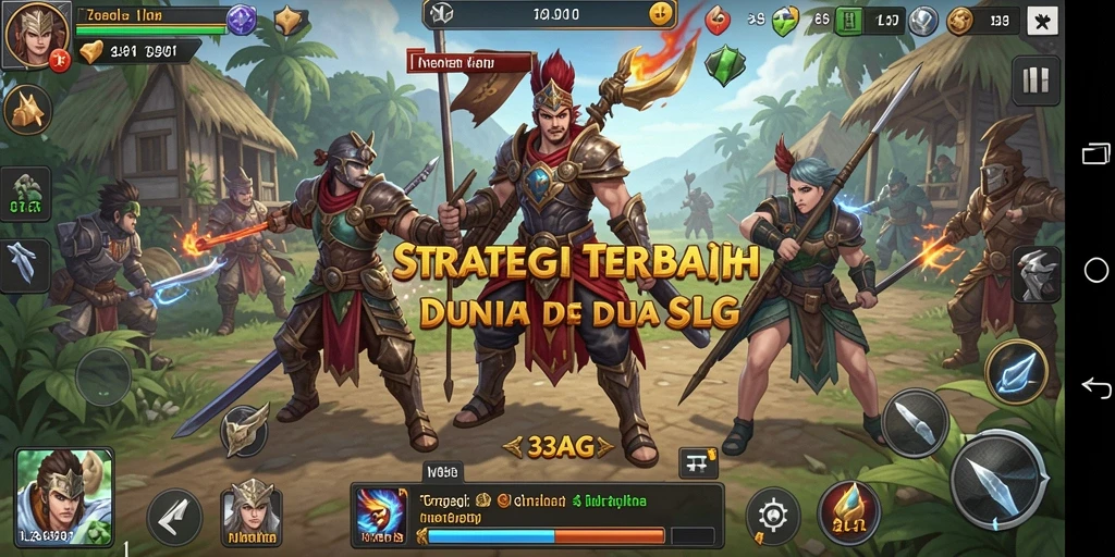 Tampilan gameplay strategis dalam 33AG yang menarik.