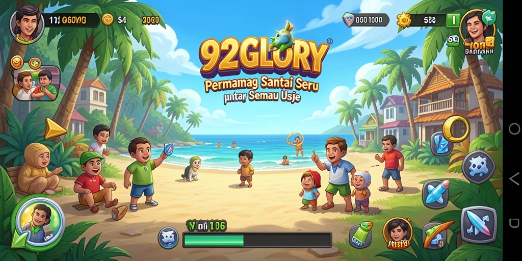 Gambaran tampilan gameplay seru di 92GLORY.