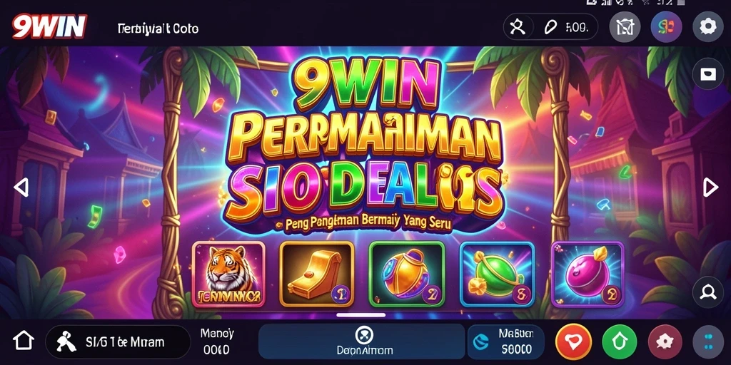 Tampilan menarik dari gameplay slot di 9WIN.