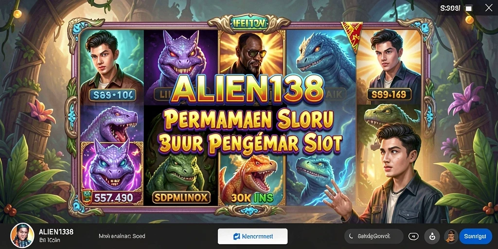 Tampilan gameplay menarik dan penuh warna dari ALIEN138.