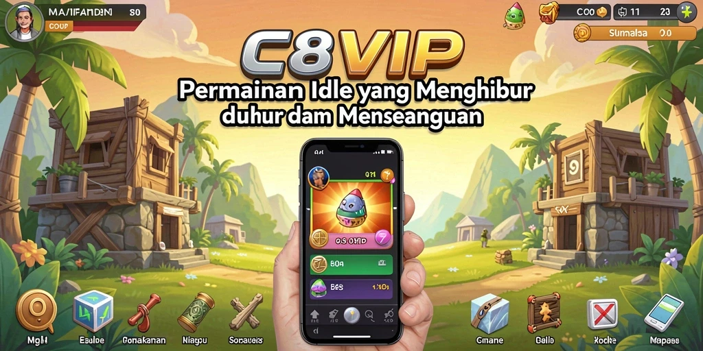 Tampilan gameplay C8VIP yang menarik dan menghibur dalam kategori Idle.