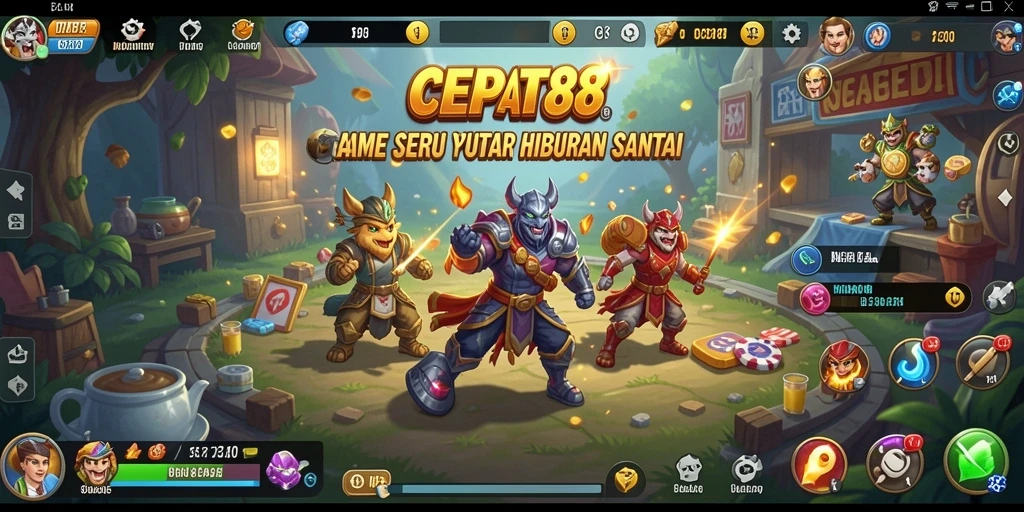 Tampilan menarik dari gameplay CEPAT88 yang seru dan santai.