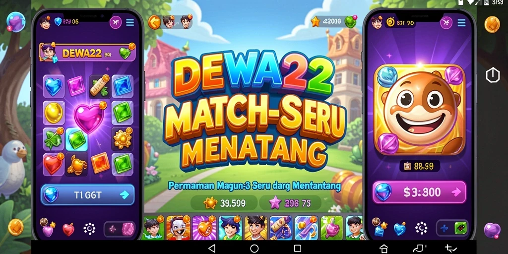 Tampilan gameplay DEWA22 yang menarik dan seru.