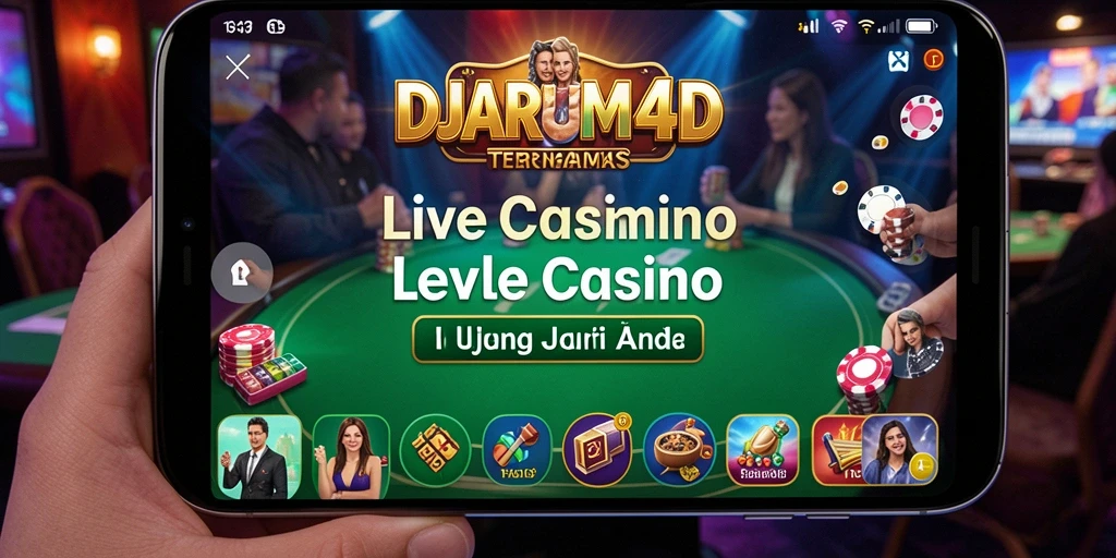Gameplay Live Casino DJARUM4D dengan dealer langsung dan permainan seru.
