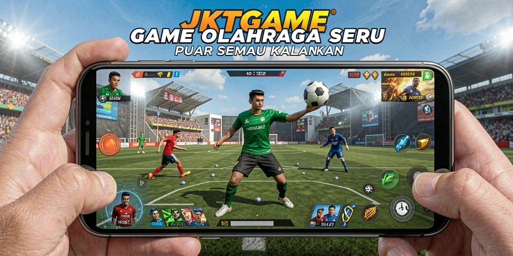 Tampilan menakjubkan dari gameplay olahraga di JKTGAME.