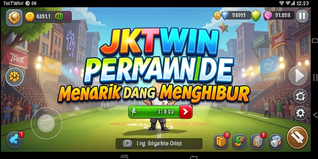 Tampilan gameplay JKTWIN yang menarik dan penuh warna.