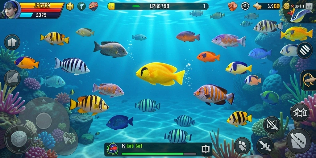 Tangkapan layar gameplay JP6789 yang penuh aksi Tembak Ikan.