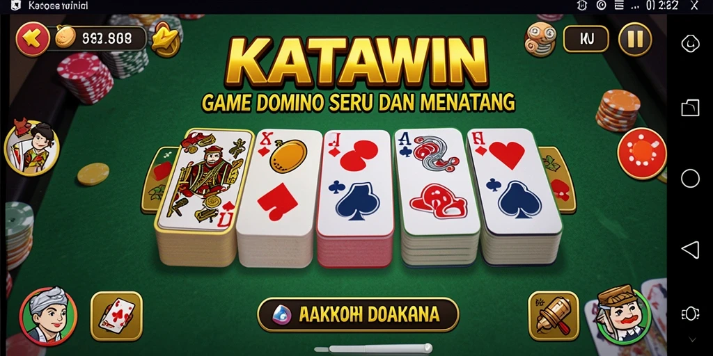 Tangkapan layar KATAWIN yang menampilkan gameplay seru dan interaksi pemain.