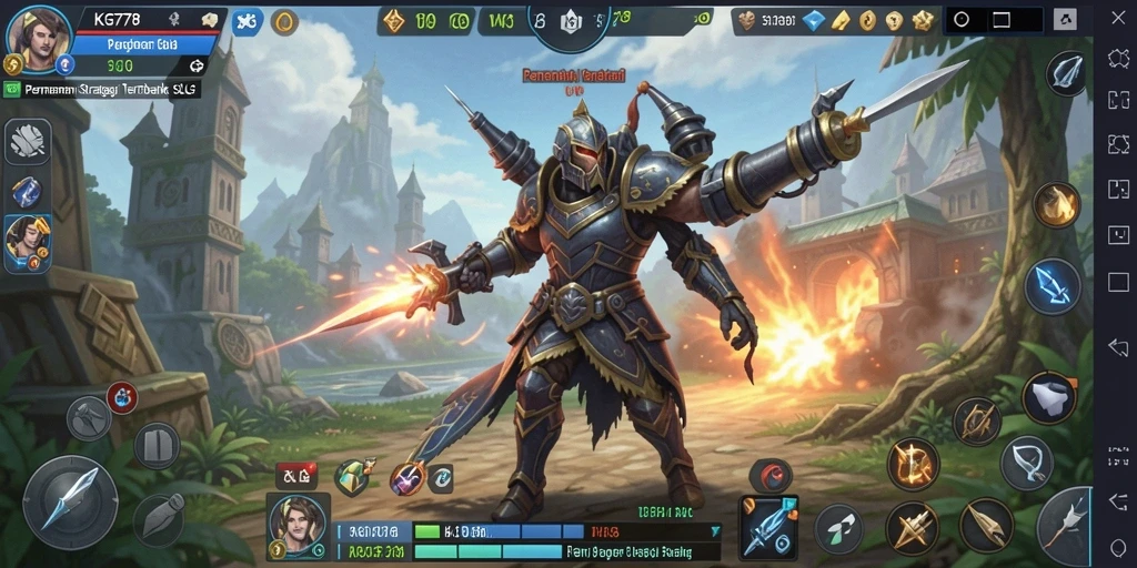 Tampilan gameplay seru dari KG778 yang menggugah semangat bertarung.