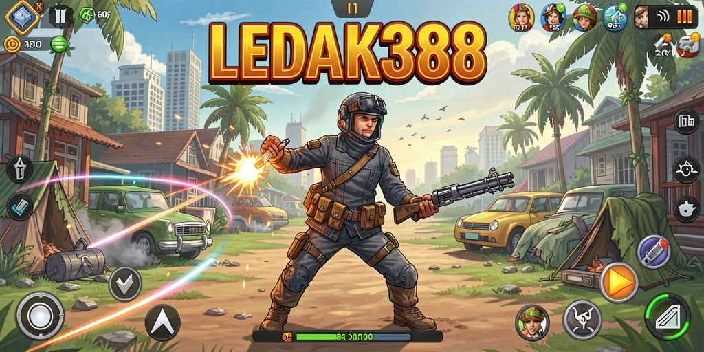 Tampilan gameplay menarik dari LEDAK388 yang diperlihatkan dalam aksi nyata.