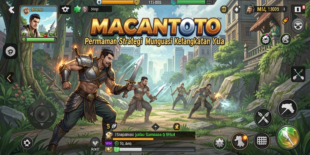 Tampilan gameplay seru dari MACANTOTO dengan strategi yang menantang.