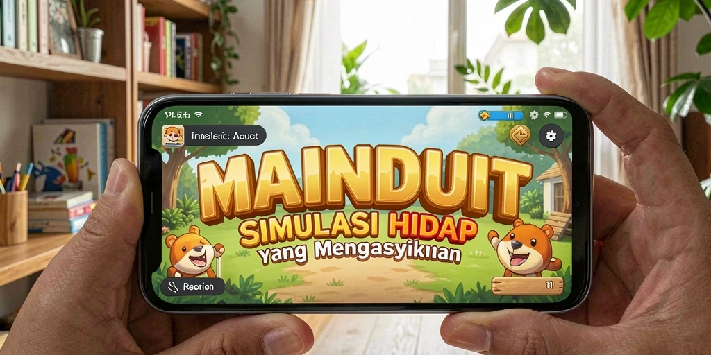 Tampilan gameplay MAINDUIT yang menarik dan interaktif.