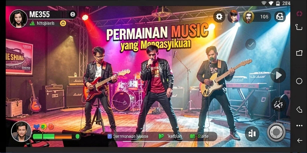 Tampilan gameplay ME355 yang menarik dan interaktif.