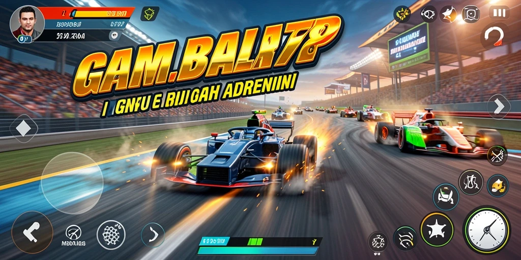 Tampilan gameplay balap yang mendebarkan di MENYALA78.