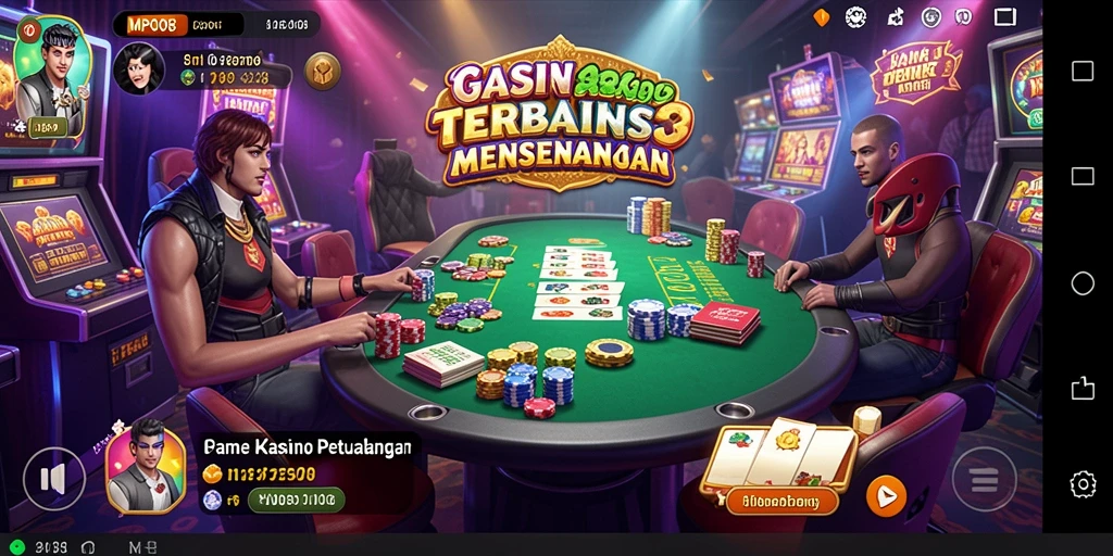 Tampilan menarik dari gameplay MPO08 yang memukau para pemain kasino.