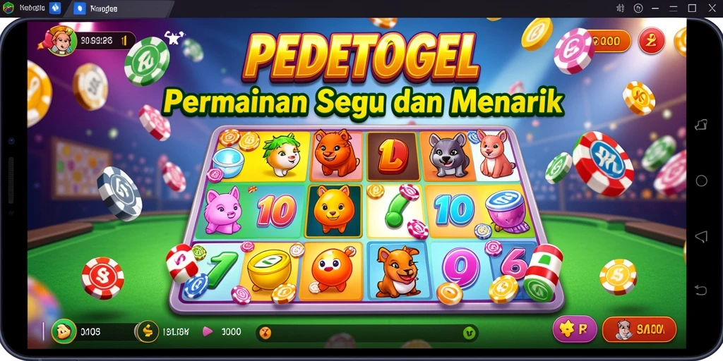 Tampilan utama gameplay Bingo PEDETOGEL yang seru dan interaktif.
