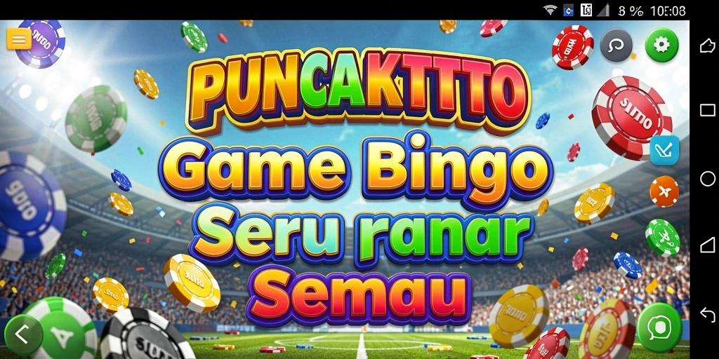 Tampilan gameplay seru di PUNCAKTOTO saat bermain Bingo.