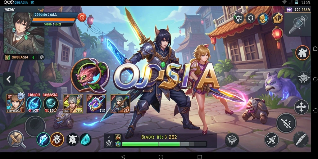 Screenshot gameplay QQ88ASIA yang menunjukkan interaksi antar pemain dalam simulasi.