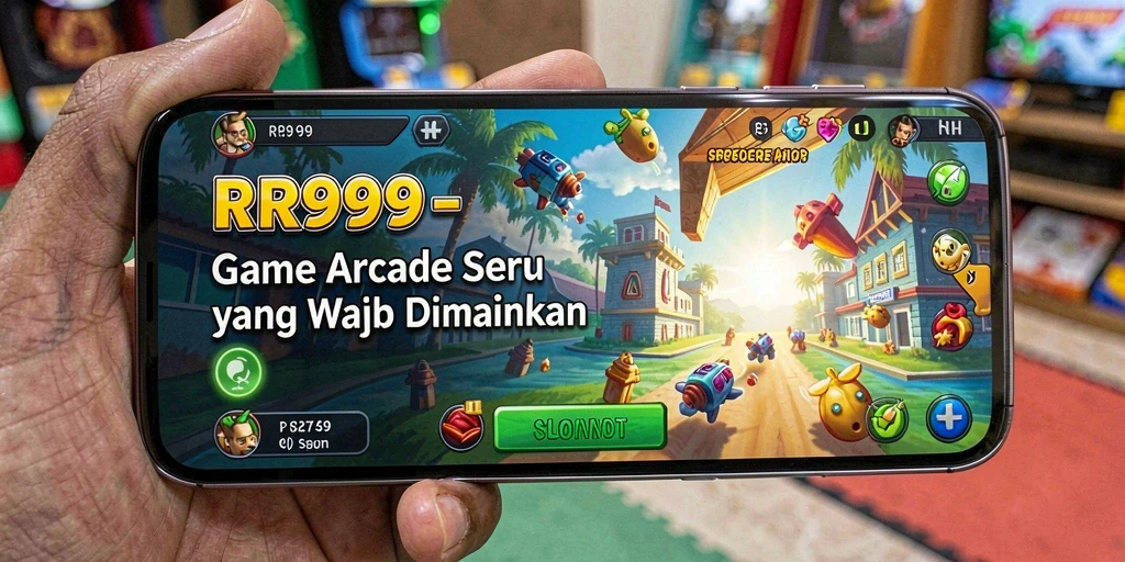Screenshot menampilkan gameplay seru dari RR999 dengan aksi Arcade yang intens.