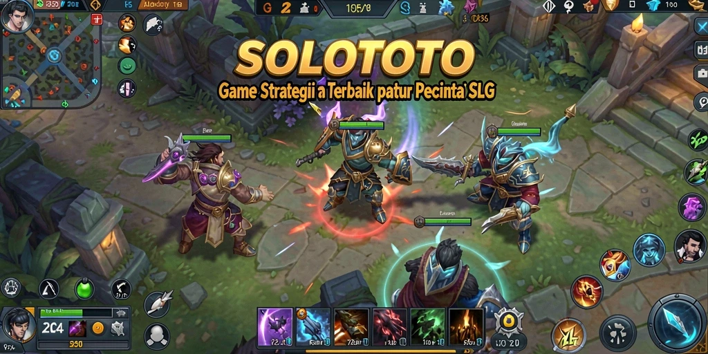 Tampilan gameplay SLG yang menegangkan di SOLOTOTO.