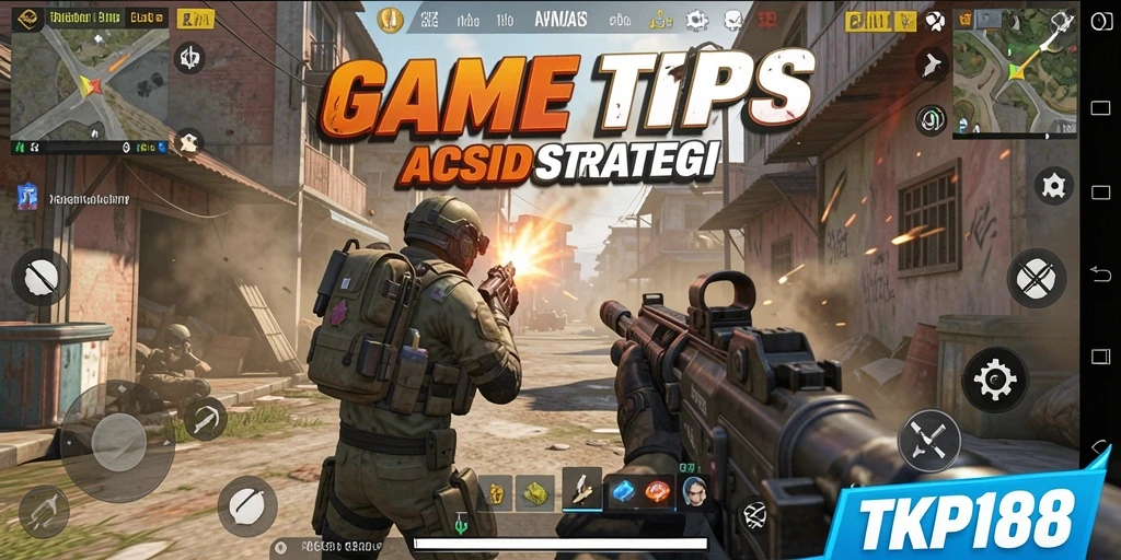 Screenshot gameplay TKP188 yang menunjukkan aksi tembak-menembak yang seru.