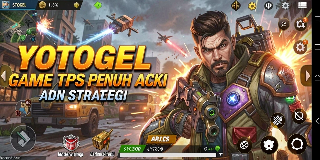Gameplay menegangkan dalam YOTOGEL dengan karakter dan senjata unik.
